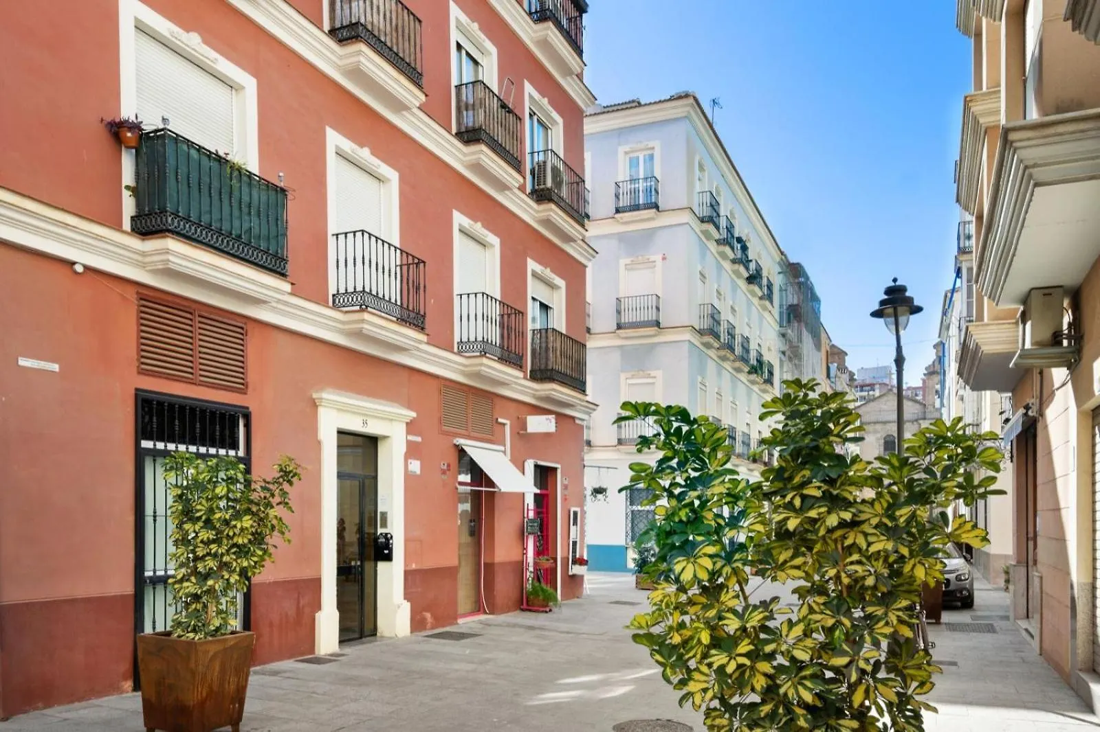 Apartamento Terraza Privada 2D Malaga Centro 0*,