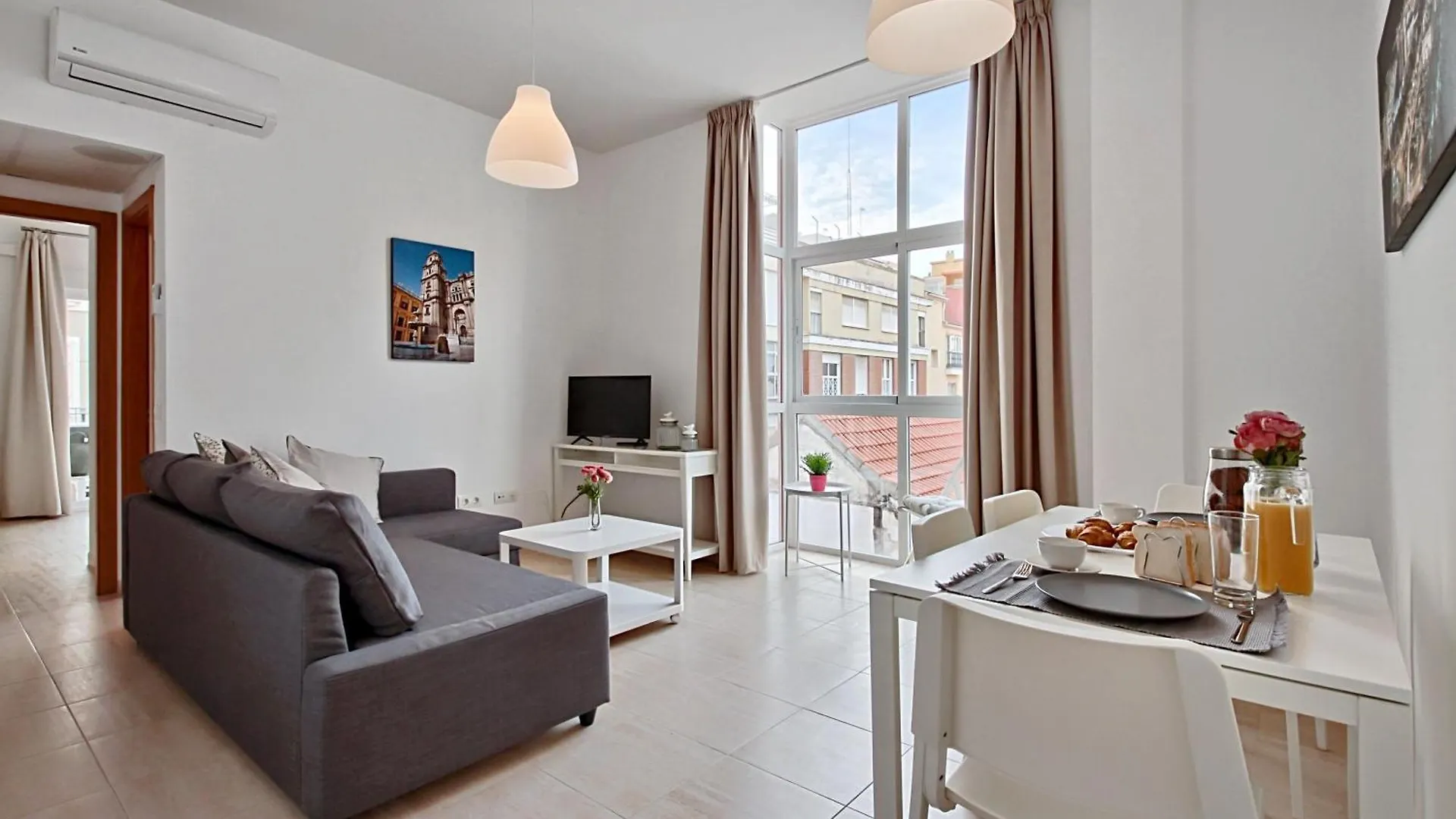 Apartamento Terraza Privada 2D Malaga Centro